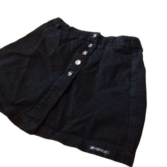 No Excuses Black Skirt Size 7/8 - Picture 2 of 4